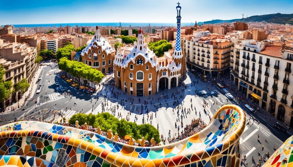 スペイン バルセロナとマドリッドの風景